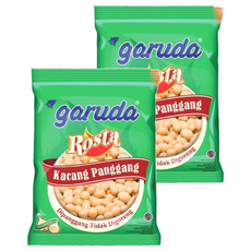 Garudafood ROASTED COATED ROSTA PEANUTS 烤蒜味花生, 2包