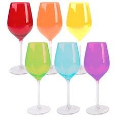 EXCELSA 彩晶紅酒杯, 500ml, 6個