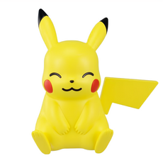 BANDAI Pokemon PLAMO 快組系列 016 皮卡丘 坐坐 組裝模型, 1盒