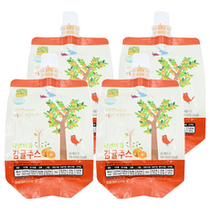 Nature Village 自然村 柑橘果汁，100% 濟州產柑橘，韓國製造, 100ml, 4包