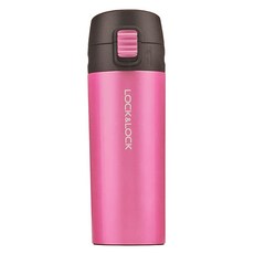 LocknLock 樂扣樂扣 LHC3221PIK-OCH 繽紛彈跳蓋馬克杯, 粉色, 1個