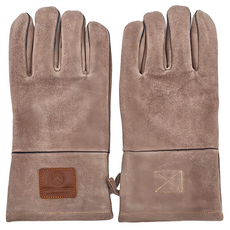 Campingmoon 柯曼 雙層焚火牛皮手套 Q28, 1雙