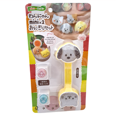 Arnest 造型飯糰壓模 + 海苔打洞器 Set, 小狗 + 貓咪, 1組