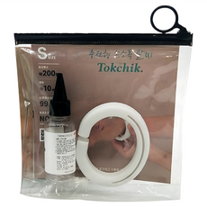 Tokchik 乾洗手隨身手環 附空瓶 S號，柔軟彈性好，輕便攜帶，隨時清潔雙手, 10ml, 1組