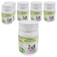 BaeLi 百粒 高纖貓草益生菌化毛粉, 毛球護理, 溫和化毛, 50g, 6罐