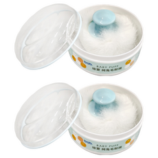 bab 培寶 純兔毛粉撲, 觸感柔細呵護肌膚, 2個, 85.5g