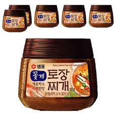 Sempio 膳府 韓式大醬 花蟹口味，大醬鍋專用調味醬，450g, 6罐