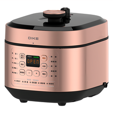 DIKE 多功能萬用壓力鍋 HKE310 5L, 70kPa高壓, 10種模式, 24H定時, 玫瑰金
