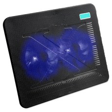 e-kit 逸奇 雙風扇超薄筆電散熱墊，雙USB孔設計，適用於15.6吋以下筆電, CKT-N192, 1個