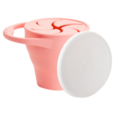 munchkin 滿趣健 折疊矽膠零食杯 附蓋, 乾燥粉, 1個