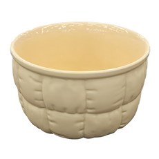 枕紋餐具 11.5x7cm 奶油色 陶瓷小碗, 1個