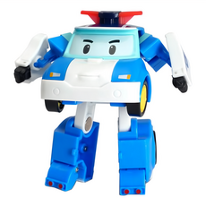 ROI TOYS POLI 波力 新4吋變形波力機器人 正版授權 四肢關節可活動, 1盒