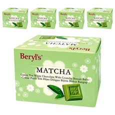 Beryl's 餅乾粒綠茶味白巧克力 60g, 5盒