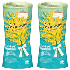 EARTH 地球製藥 Sukki-ri 浴廁芳香除臭劑 含羞草芳香 400ml 2瓶