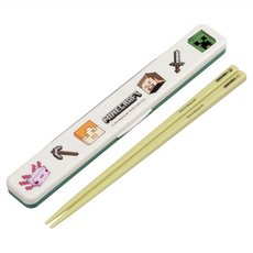 Skater 塑膠筷子 18cm, Minecraft, 1個, 筷子 + 盒子
