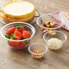 YOSHIKAWA 吉川 記憶範圍碗4件組 1組 SP1258, 碗, 透明色