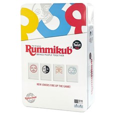GEGE 哿哿 Rummikub 拉密變臉益智遊戲 外出型鐵盒版, 1個