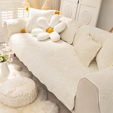 Mini 嚴選 北歐輕奢短絨3人座沙發墊 CN0476-W