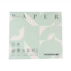 POTENTATE 遵爵 4合1郵票水彩紙, 細紋, 300g, 20張, 6 x 8cm + 8 x 8cm