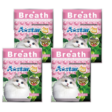 A star 貓星形薄荷潔牙骨 Set 6入 含貓薄荷 木天蓼與牛磺酸, 起司味, 90g, 4包