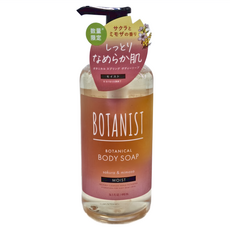 BOTANIST 櫻花&含羞草 滋潤沐浴乳 490ml, 溫和保濕, 植物萃取, 1瓶