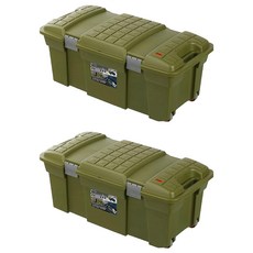 KEYWAY 聯府 雙輪SUV整理箱 TU65-1 綠色, 2個