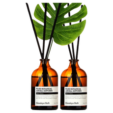 Nard Botanical Aroma 植物香氛擴香瓶(附裝飾龜背芋1入裝), Tea Tree Rosemary, 100ml, 2瓶