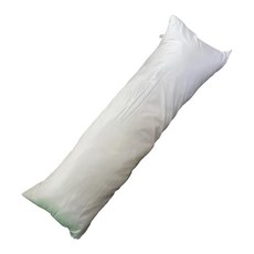 J&N 長抱枕心 重1000克, 40 x 120cm, 白色, 1個
