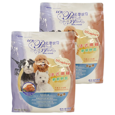 LCB 藍帶廚坊 成犬/全犬種用 3.5KG, 法式嫩雞+新鮮野菜, 2袋