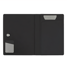 LHiDS A4黑色磁吸筆記本套, 強力磁吸 不怕掉, 俐落灰, 1個