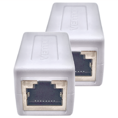 VEnTIOn 威迅 IPV系列 千兆網路線連接器 白色 Cat.6/RJ45, 2個, 37.2mm