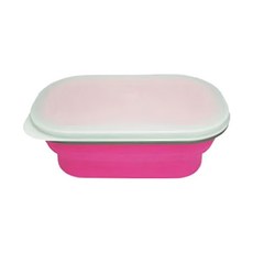 Lexngo 可折疊快餐盒 小 580ml, 粉色, 1組