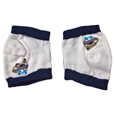 YASCO 昭惠 嬰幼兒爬行護膝套，幼兒學爬、膝部保護、止滑，增加防滑顆粒, 黑色, 1雙