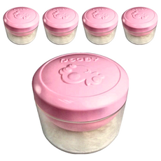 DOOBY 大眼蛙 神奇自動粉撲盒, 方便填充爽身粉, 5個