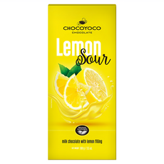 CHOCOYOCO 巧克優 檸檬夾心巧克力, 100g, 1包