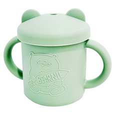 Little Bearnie 矽膠學習杯, 適用年齡6個月以上, 海草綠, 200ml, 1個