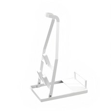 上手家居 立式吸塵器架 Dyson 碳鋼材質 可折疊設計, 1組, 白色