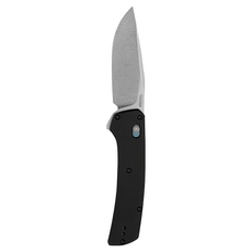 Kershaw 折刀2047 LAYUP 新型鎖定DuraLock石洗面D2鋼GNF握柄 KS2047, 1支, 石洗面 銀色 + 黑色