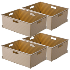 KEYWAY 聯府 山本收納盒 UT41, 顏色隨機, 4個