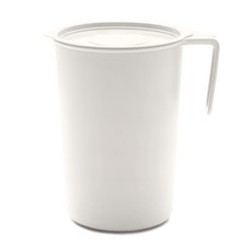 Life Master Lila帶蓋廚餘桶 2L, 白色, 18.5 x 21cm, 1個