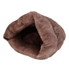 thirteen 拾參家居 tente小帳篷絨毛寵物窩 45 x 30cm, 1個, 咖啡色