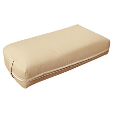 Embrace 英柏絲 高支撐多功能瑜珈枕 榛果拿鐵, 高密度支撐, 瑜珈輔助, 舒緩壓力, 67x27x14cm, 1個