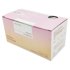 ABIS 小臉平面醫用口罩 16.5 x 9.5cm, 天使白, 50片, 1盒