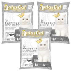 Aatas Cat 加冕貓 活性碳 優質可凝結紙貓砂 7L, 3包