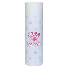 YAXELL DISNEY 米奇與米妮 櫻花 真空保溫隨手杯 300ml, 1個