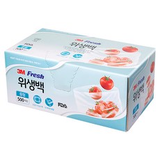 3M 衛生保鮮袋, M(25 x 35cm), 500入, 1盒