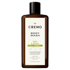 CREMO 鼠尾草柑橘香水沐浴露 活力經典 保濕清爽配方, 473ml, 1瓶