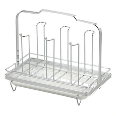 DAY&DAY 日日家居 6杯架 ST3016ST, 銀色, 1個