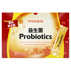 WEIDER 威德 益生菌, 90條, 獨特複合菌, 膳食補充劑, 促進消化健康, 270g, 1盒