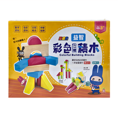 忍者兔 益智彩色立體積木 Set, 1盒
